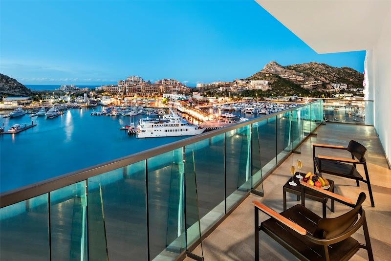 Resort balcony view